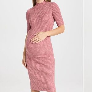 NWT Hatch “The Penelope” maternity rib knit dress